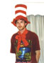 The Cat in the Hat, moments before the candy was handed out -- Halloween 1998