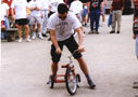 Jeff and his mastery of the evil tricycle