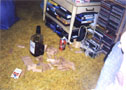 Jenga:  Southern Comfort Style -- a new game is born