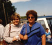 Eileen and Queen Kathy -- the 'IN' hairstyle for Her Majesty