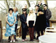 Smokin', TickTock, Jean, Jeff, Laura, me, Becky, Paul, and Harris