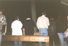 Kevin, Jen, Raul, Jimmy, Kathy, et al await the POTC Fireworks Bonanza
