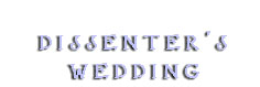 dissenter's wedding logo
